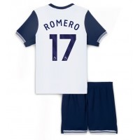 Tottenham Hotspur Cristian Romero #17 Domáci Detský futbalový dres 2024-25 Krátky Rukáv (+ trenírky)